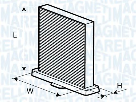 Imagine Filtru, aer habitaclu MAGNETI MARELLI 350203062750