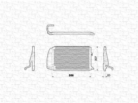 Imagine Condensator, climatizare MAGNETI MARELLI 350203205000