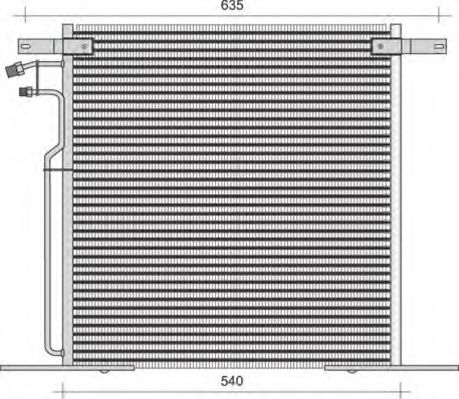 Imagine Condensator, climatizare MAGNETI MARELLI 350203283000