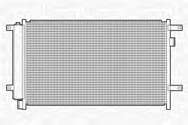 Imagine Condensator, climatizare MAGNETI MARELLI 350203347000