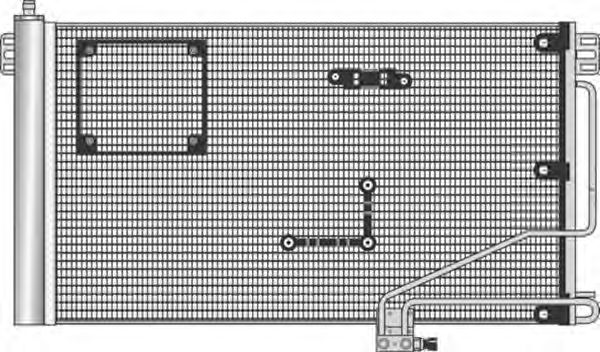 Imagine Condensator, climatizare MAGNETI MARELLI 350203370000