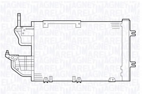 Imagine Condensator, climatizare MAGNETI MARELLI 350203635000