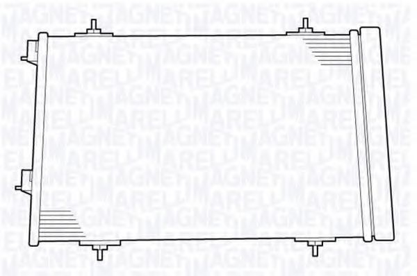 Imagine Condensator, climatizare MAGNETI MARELLI 350203636000