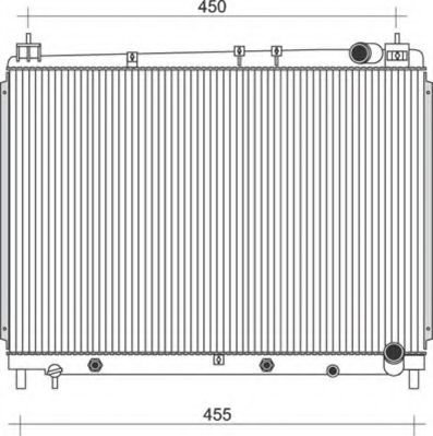 Imagine Radiator, racire motor MAGNETI MARELLI 350213103700