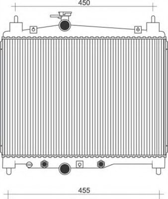 Imagine Radiator, racire motor MAGNETI MARELLI 350213103900