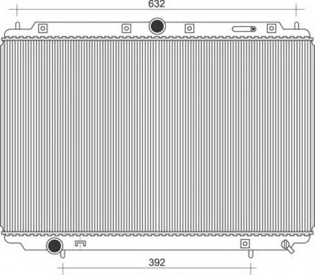 Imagine Radiator, racire motor MAGNETI MARELLI 350213105500