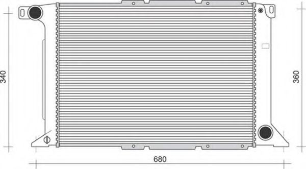 Imagine Radiator, racire motor MAGNETI MARELLI 350213109300