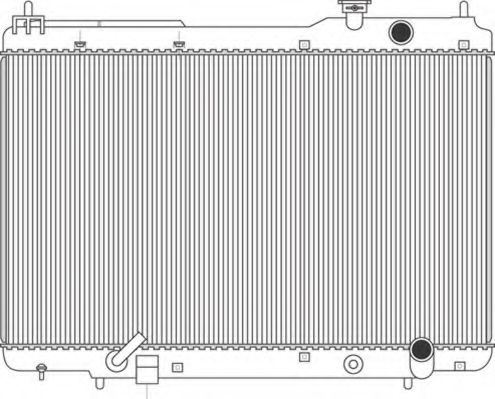 Imagine Radiator, racire motor MAGNETI MARELLI 350213110100