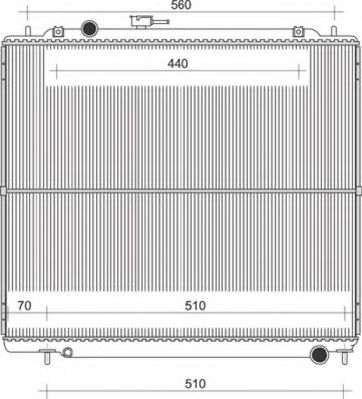 Imagine Radiator, racire motor MAGNETI MARELLI 350213111400