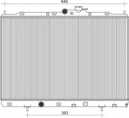 Imagine Radiator, racire motor MAGNETI MARELLI 350213111500