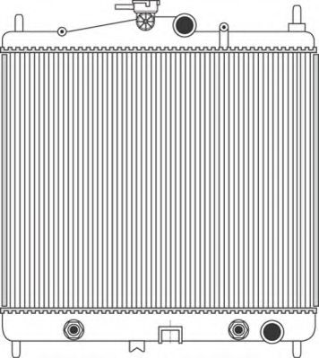 Imagine Radiator, racire motor MAGNETI MARELLI 350213111900