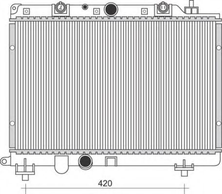 Imagine Radiator, racire motor MAGNETI MARELLI 350213114200