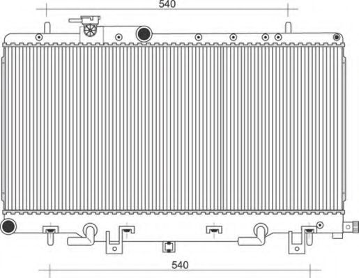 Imagine Radiator, racire motor MAGNETI MARELLI 350213115200