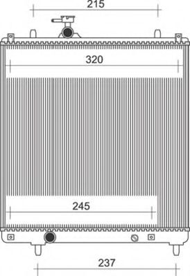 Imagine Radiator, racire motor MAGNETI MARELLI 350213115600