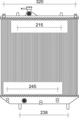 Imagine Radiator, racire motor MAGNETI MARELLI 350213115700