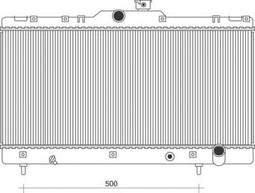 Imagine Radiator, racire motor MAGNETI MARELLI 350213116009