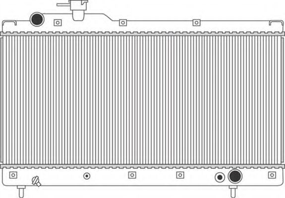 Imagine Radiator, racire motor MAGNETI MARELLI 350213116100