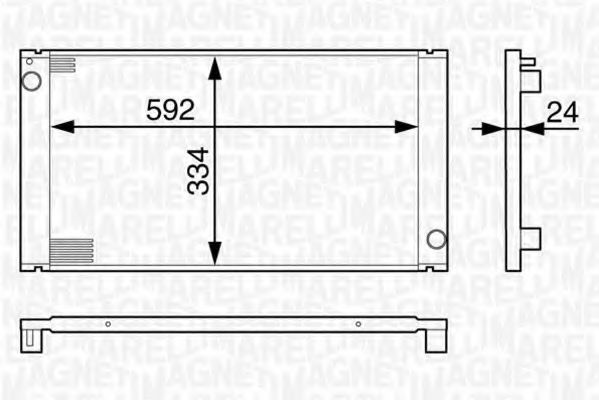 Imagine Radiator, racire motor MAGNETI MARELLI 350213127800