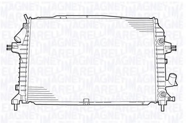 Imagine Radiator, racire motor MAGNETI MARELLI 350213130400