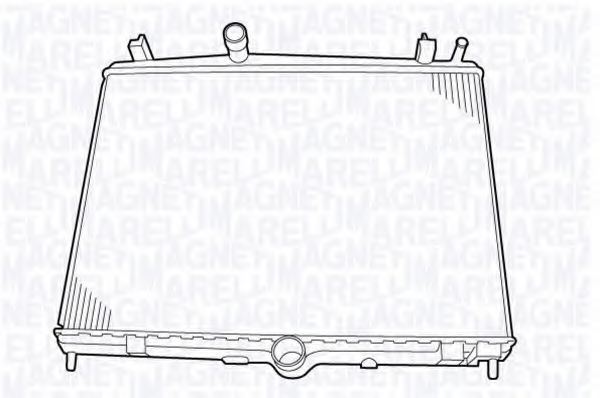 Imagine Radiator, racire motor MAGNETI MARELLI 350213130600