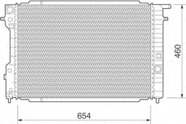 Imagine Radiator, racire motor MAGNETI MARELLI 350213280000