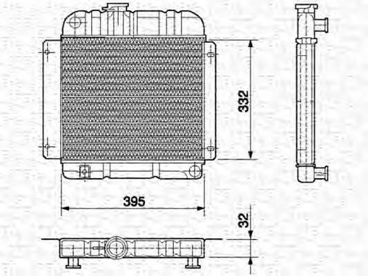 Imagine Radiator, racire motor MAGNETI MARELLI 350213417000