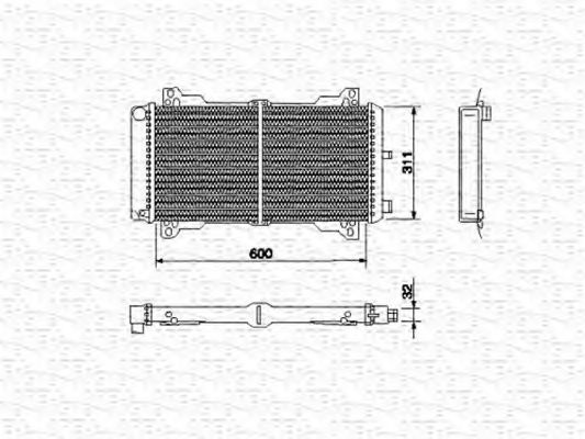 Imagine Radiator, racire motor MAGNETI MARELLI 350213457000