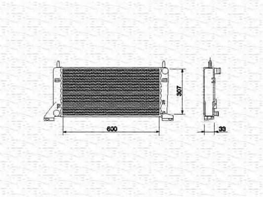 Imagine Radiator, racire motor MAGNETI MARELLI 350213465000