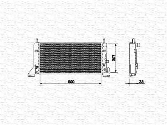 Imagine Radiator, racire motor MAGNETI MARELLI 350213467000
