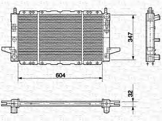 Imagine Radiator, racire motor MAGNETI MARELLI 350213497000