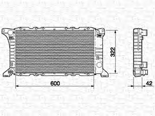 Imagine Radiator, racire motor MAGNETI MARELLI 350213513000