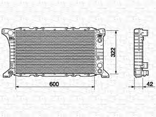 Imagine Radiator, racire motor MAGNETI MARELLI 350213514000