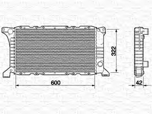 Imagine Radiator, racire motor MAGNETI MARELLI 350213515000