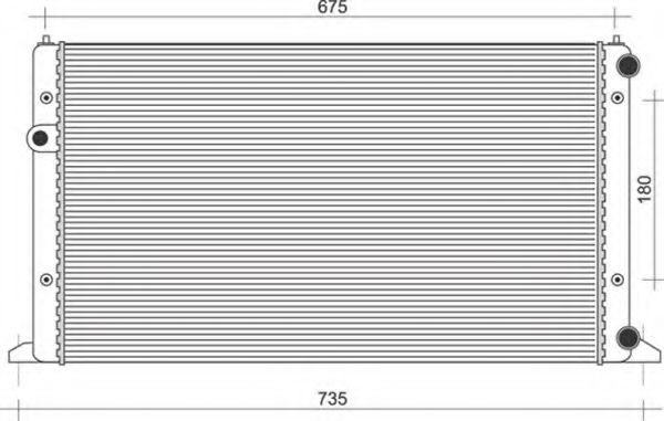 Imagine Radiator, racire motor MAGNETI MARELLI 350213839000