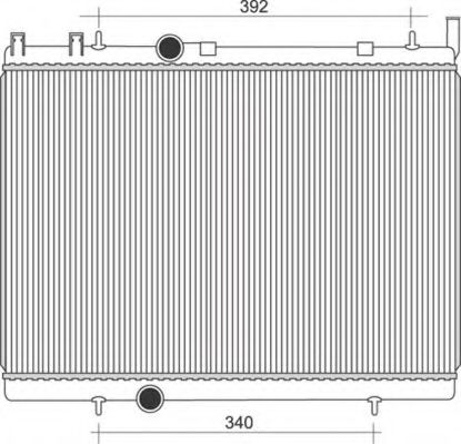 Imagine Radiator, racire motor MAGNETI MARELLI 350213888000