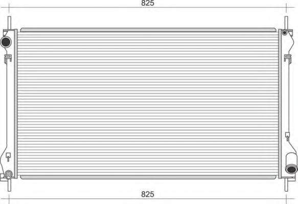 Imagine Radiator, racire motor MAGNETI MARELLI 350213915000