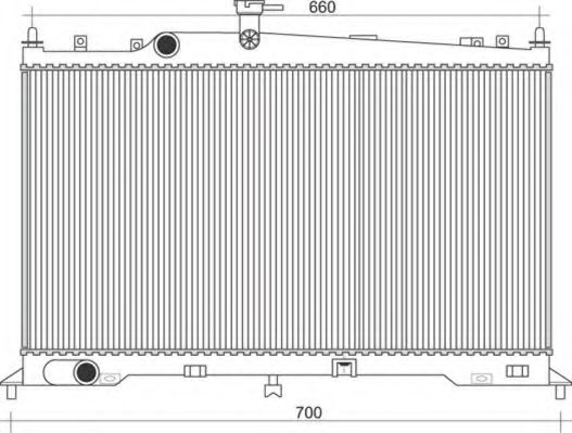 Imagine Radiator, racire motor MAGNETI MARELLI 350213942000