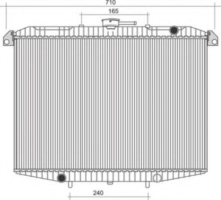 Imagine Radiator, racire motor MAGNETI MARELLI 350213956000