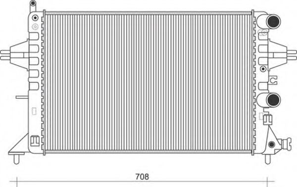 Imagine Radiator, racire motor MAGNETI MARELLI 350213963000