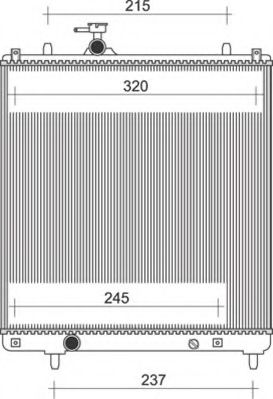 Imagine Radiator, racire motor MAGNETI MARELLI 350213967000