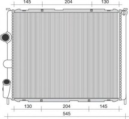 Imagine Radiator, racire motor MAGNETI MARELLI 350213989000