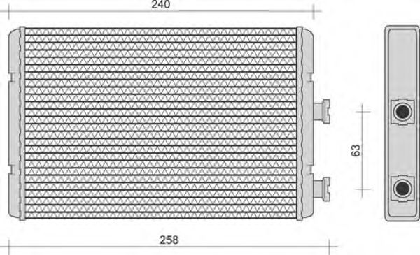 Imagine Schimbator caldura, incalzire habitaclu MAGNETI MARELLI 350218251000