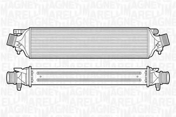 Imagine Intercooler, compresor MAGNETI MARELLI 351319201150