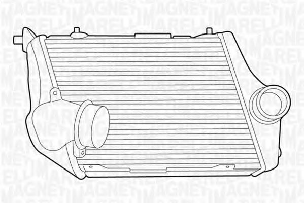 Imagine Intercooler, compresor MAGNETI MARELLI 351319201260