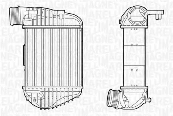 Imagine Intercooler, compresor MAGNETI MARELLI 351319201360