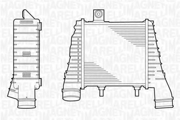 Imagine Intercooler, compresor MAGNETI MARELLI 351319201400