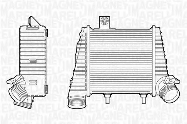 Imagine Intercooler, compresor MAGNETI MARELLI 351319201420