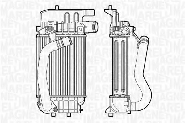 Imagine Intercooler, compresor MAGNETI MARELLI 351319201680