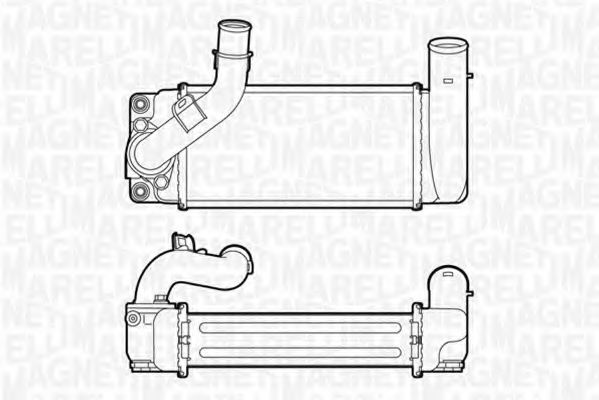 Imagine Intercooler, compresor MAGNETI MARELLI 351319201700