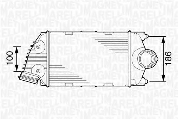 Imagine Intercooler, compresor MAGNETI MARELLI 351319201820